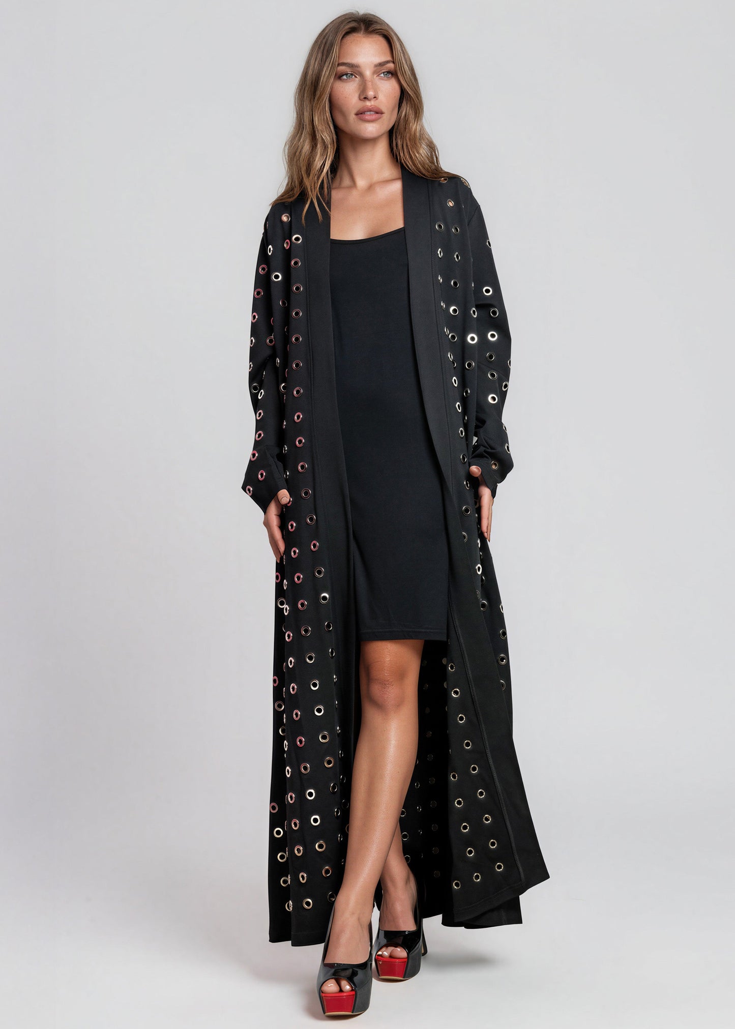 Long Rivet Cardigan