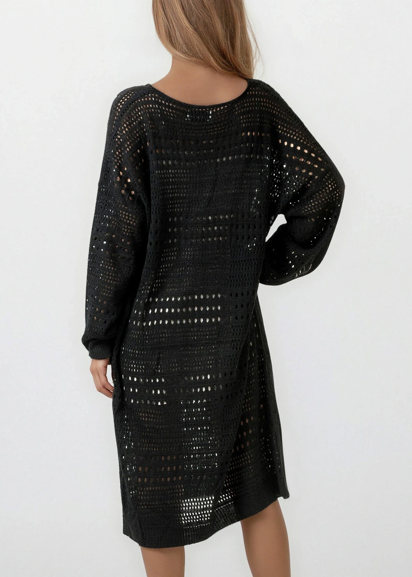 Crochet Layering Sweater Dress