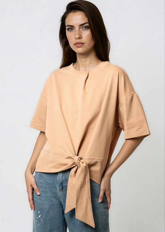 Hip Tie Short Sleeve Tee
