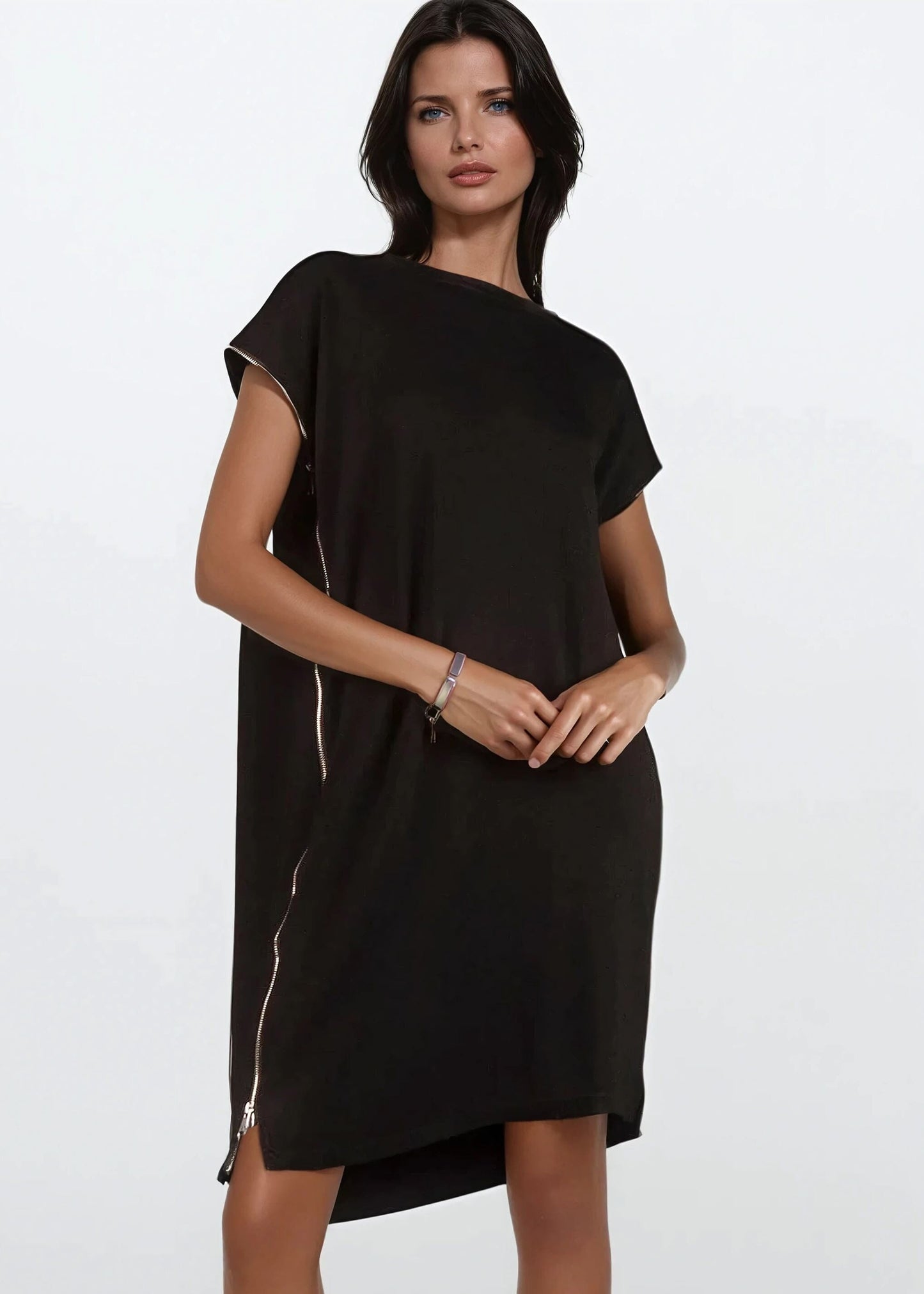 Zip It Tee Dress