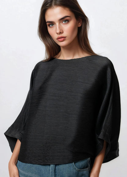 Glam Sleeve Textured Top