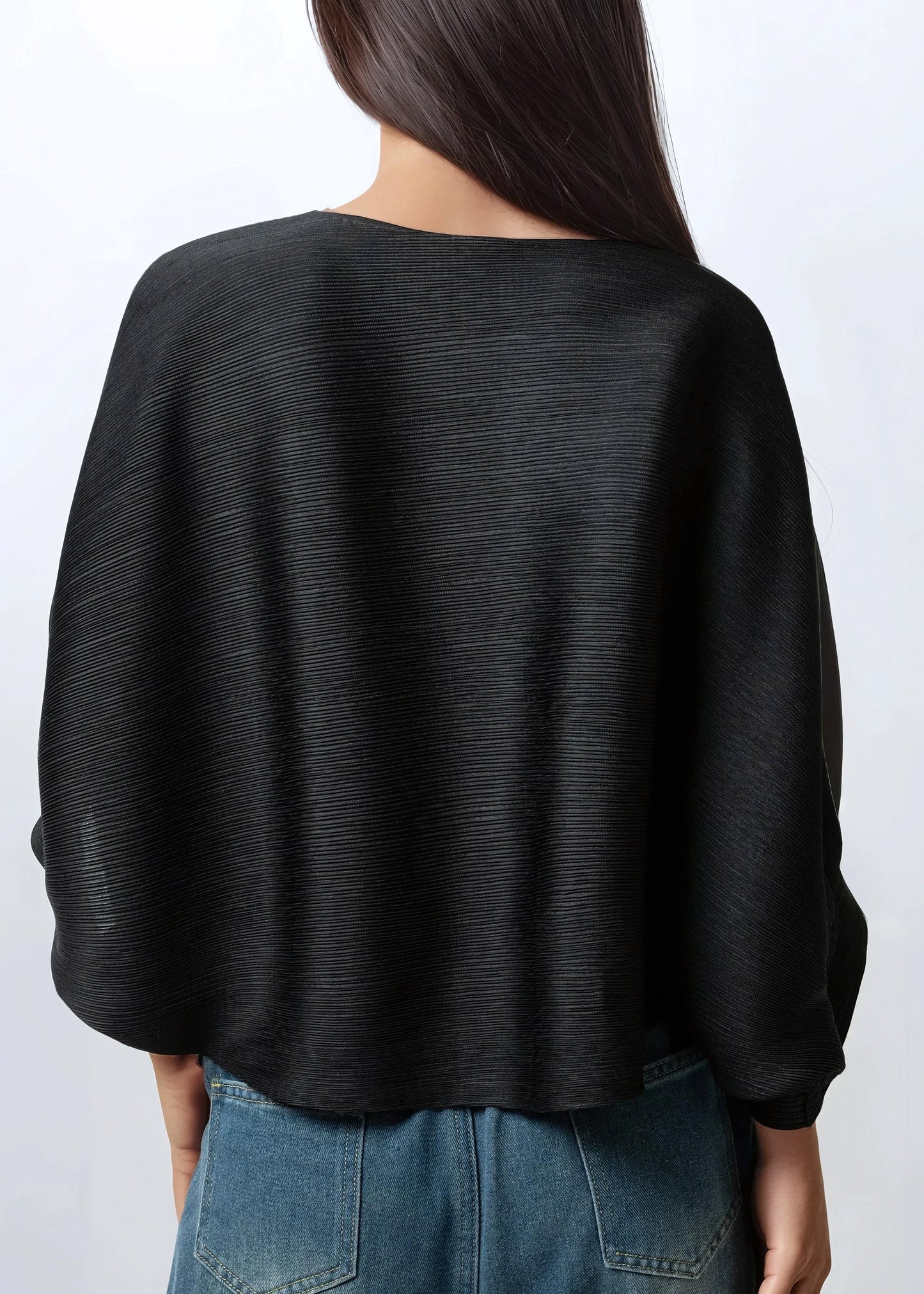 Glam Sleeve Textured Top