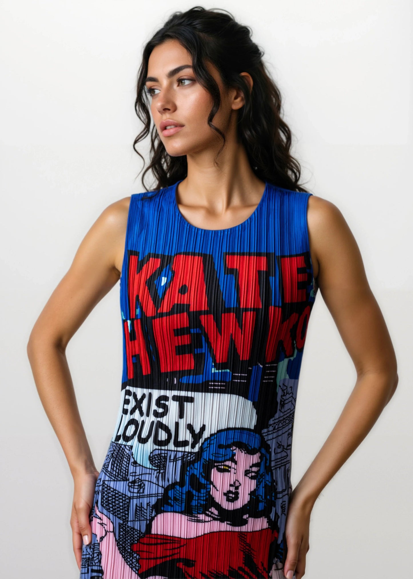 Comic Tube Tank Dress