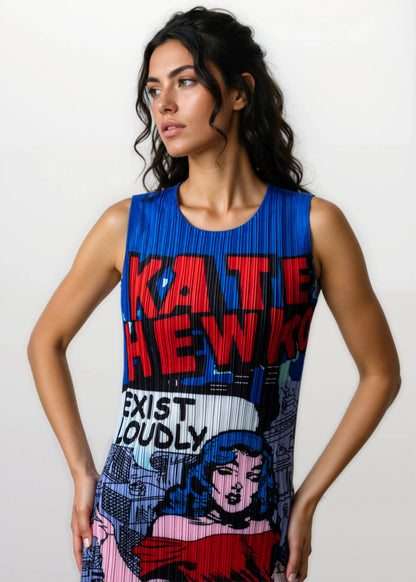 Comic Tube Tank Dress