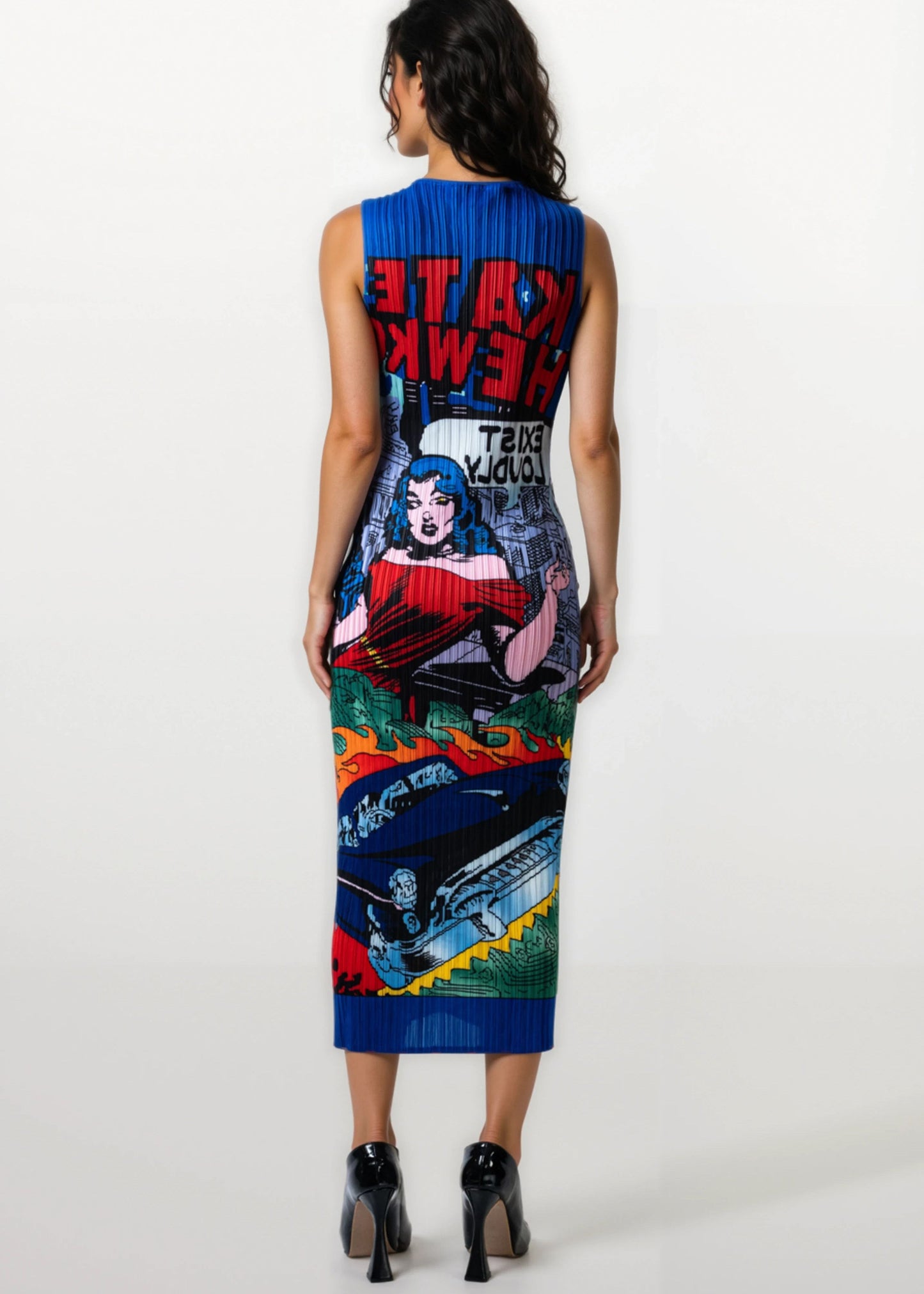 Comic Tube Tank Dress