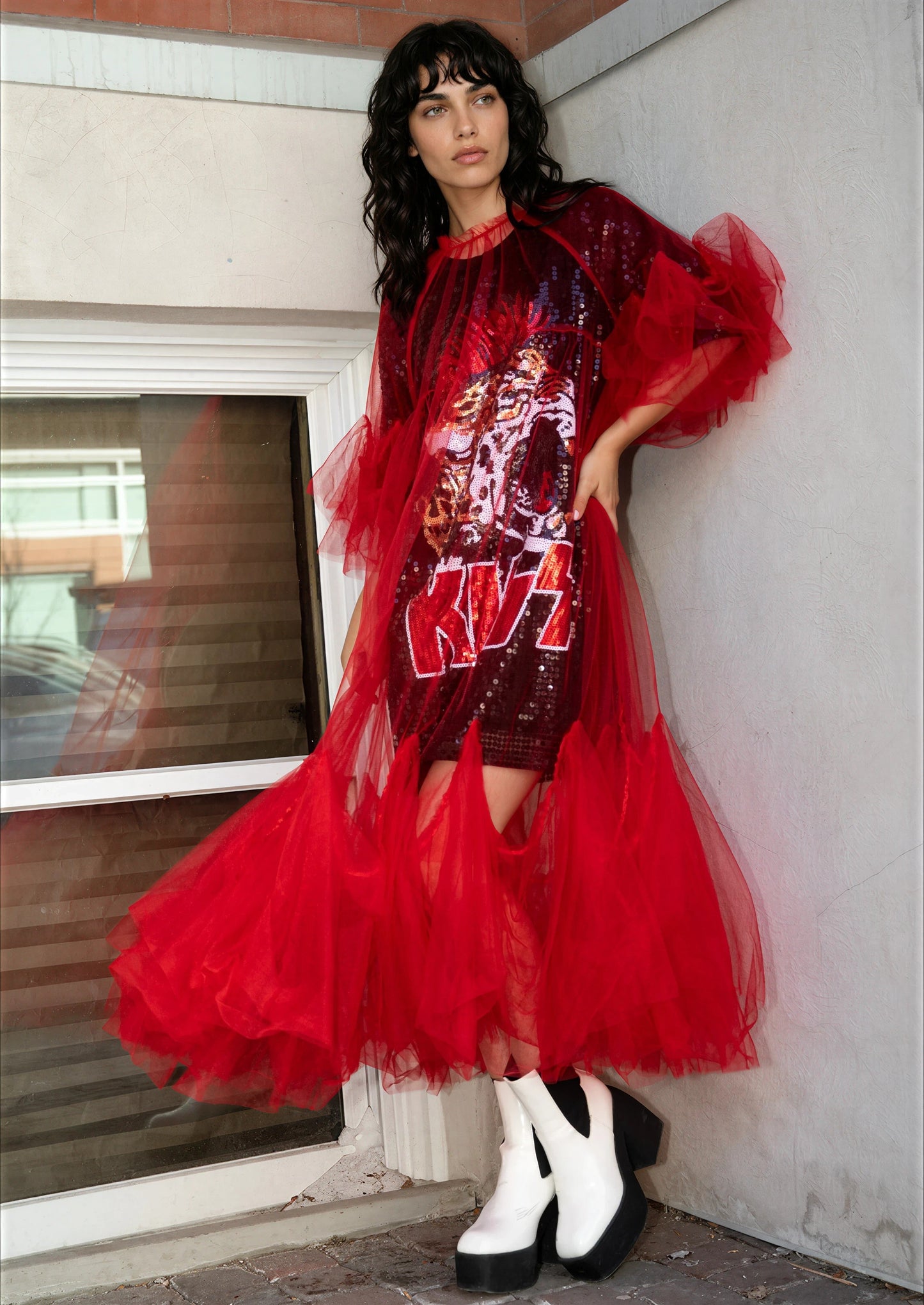 Avant Garde Tulle Overlay
