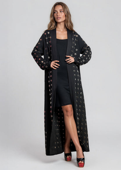 Long Rivet Cardigan