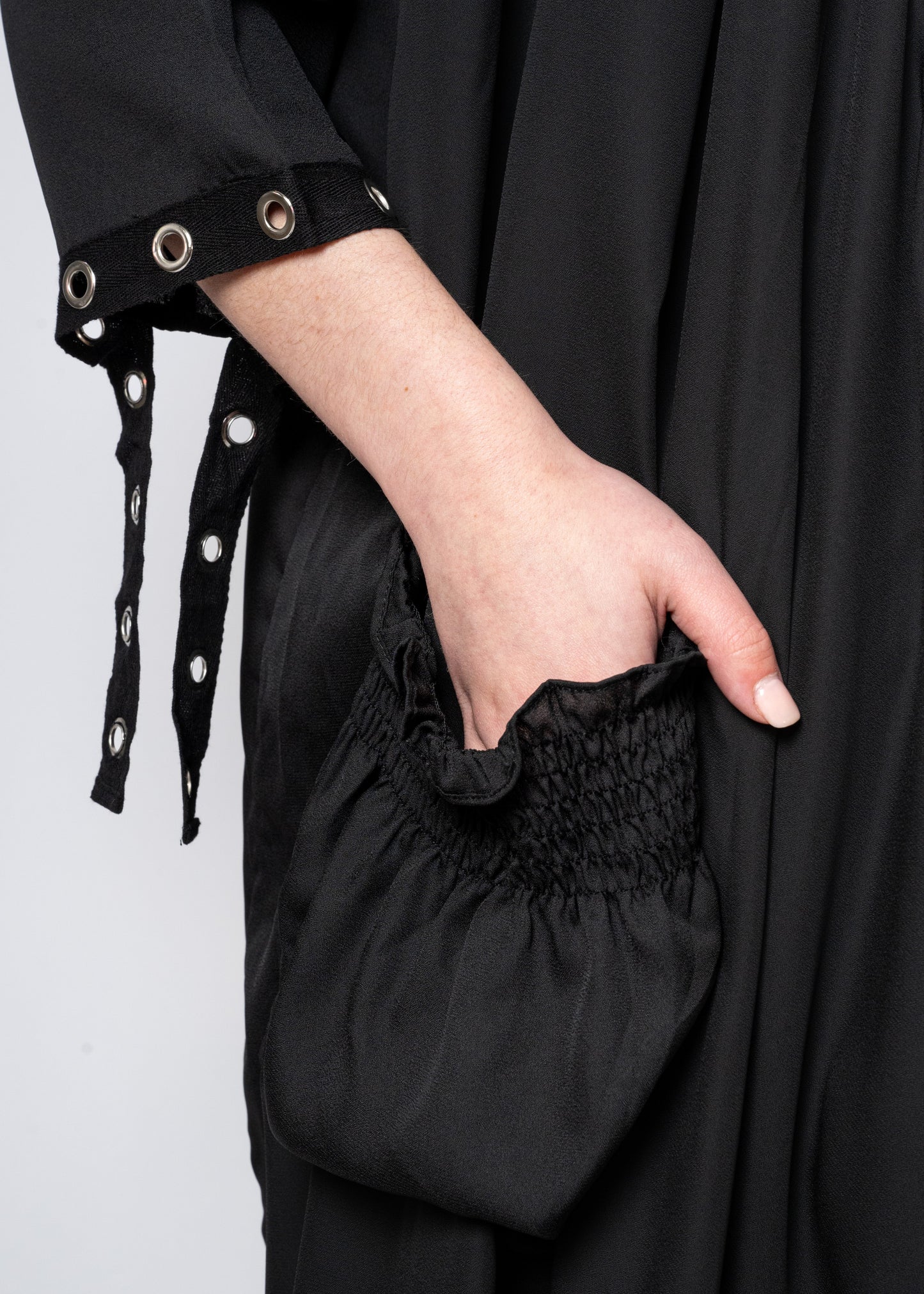 Black Rivet Kimono