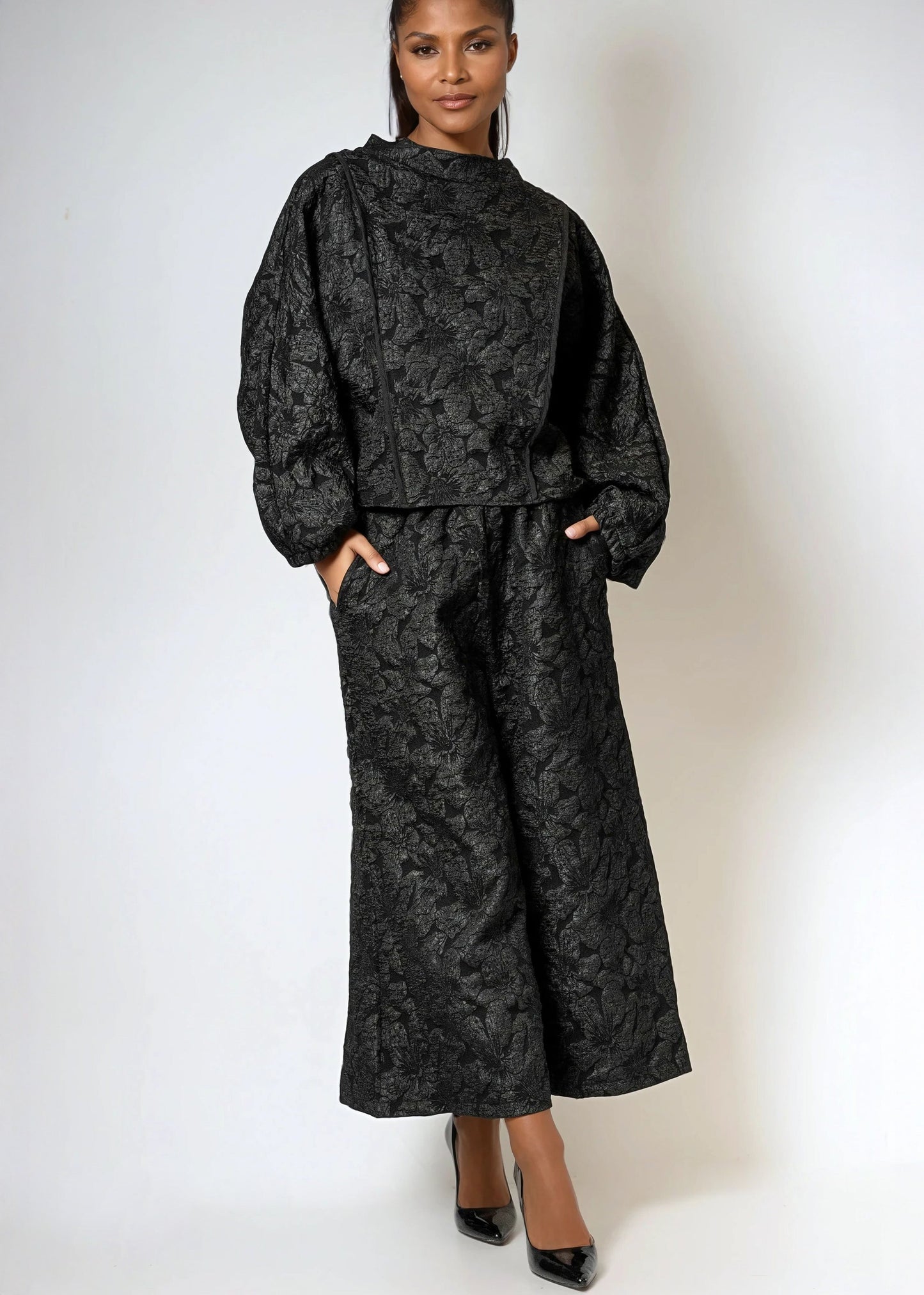Textured Petal Printed Set