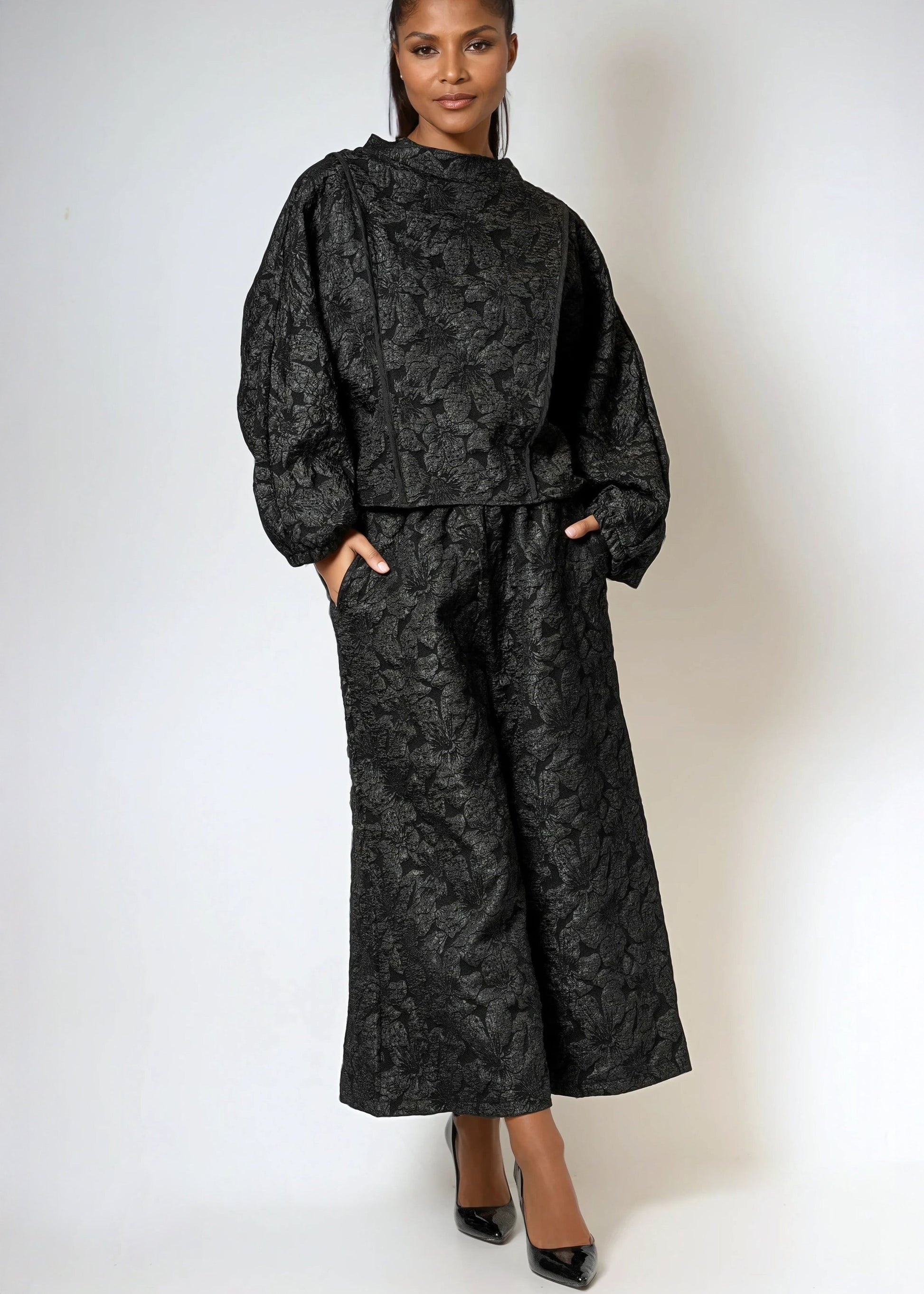 Textured Petal Printed Set
