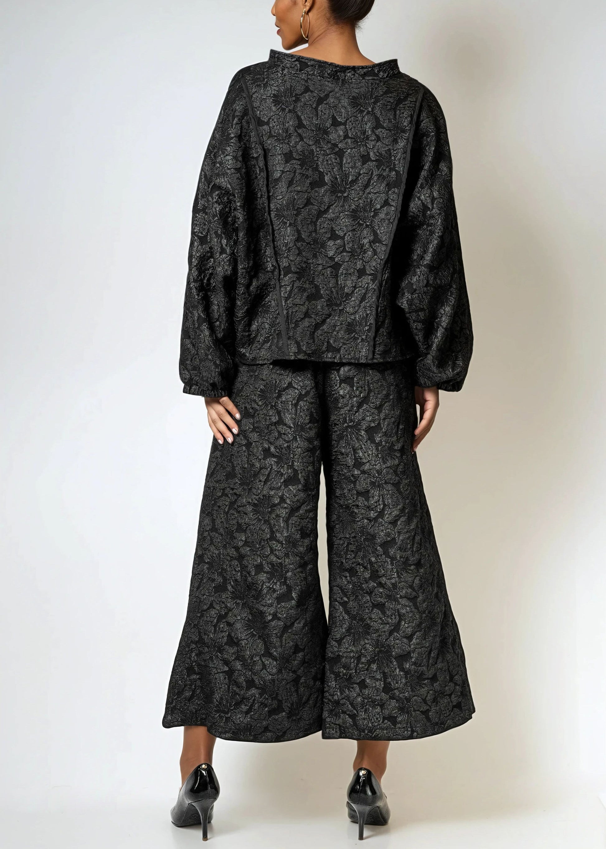 Textured Petal Printed Set