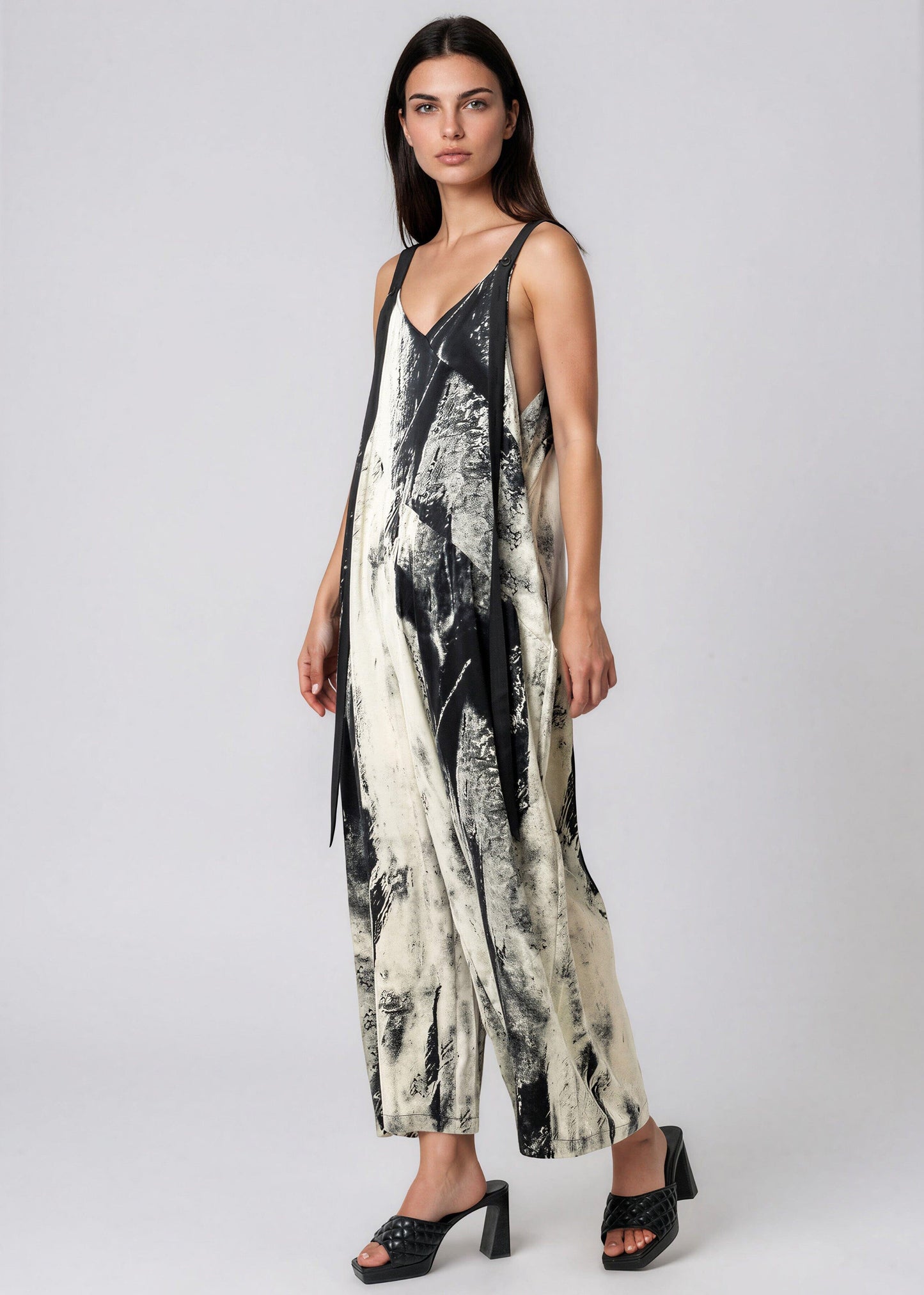 Abstract Print Overalls