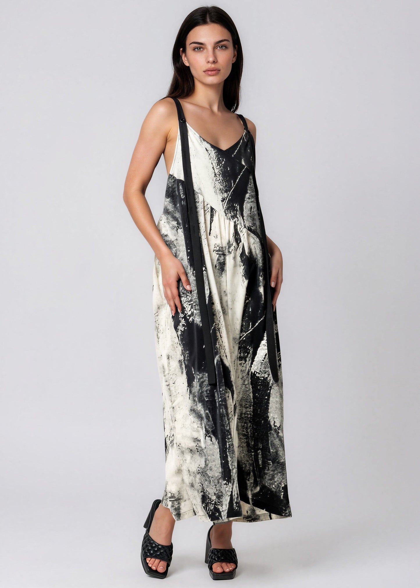Abstract Print Overalls