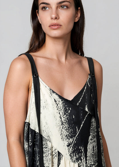 Abstract Print Overalls