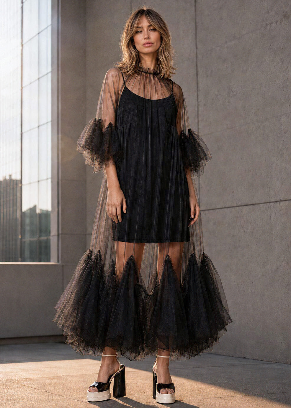 Avant Garde Tulle Overlay