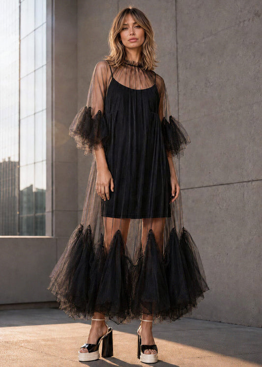 Avant Garde Tulle Overlay