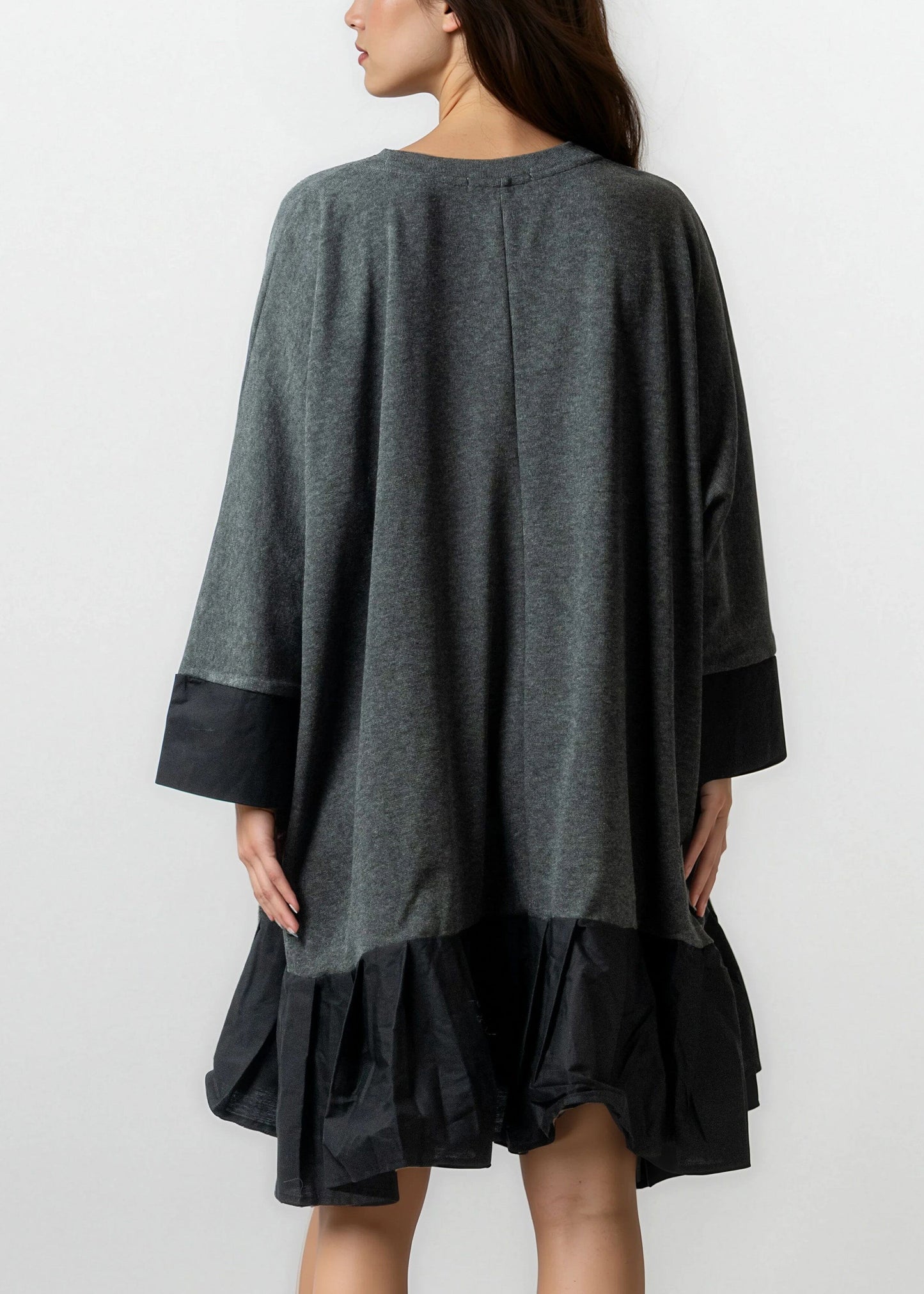 Babydoll Hem Long Sleeve Dress