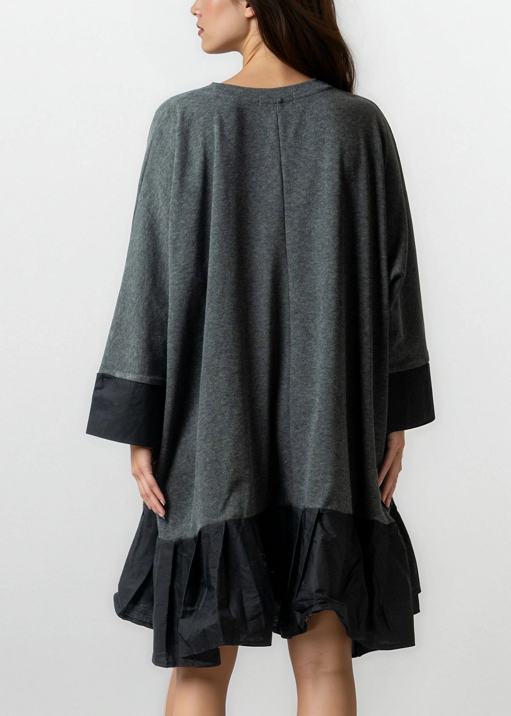 Babydoll Hem Long Sleeve Dress