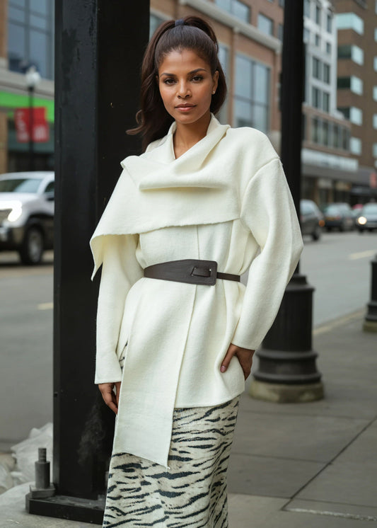 Belted Wrap Cardigan