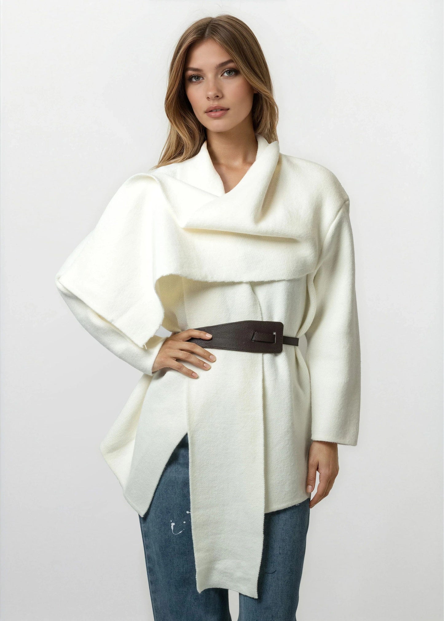 Belted Wrap Cardigan