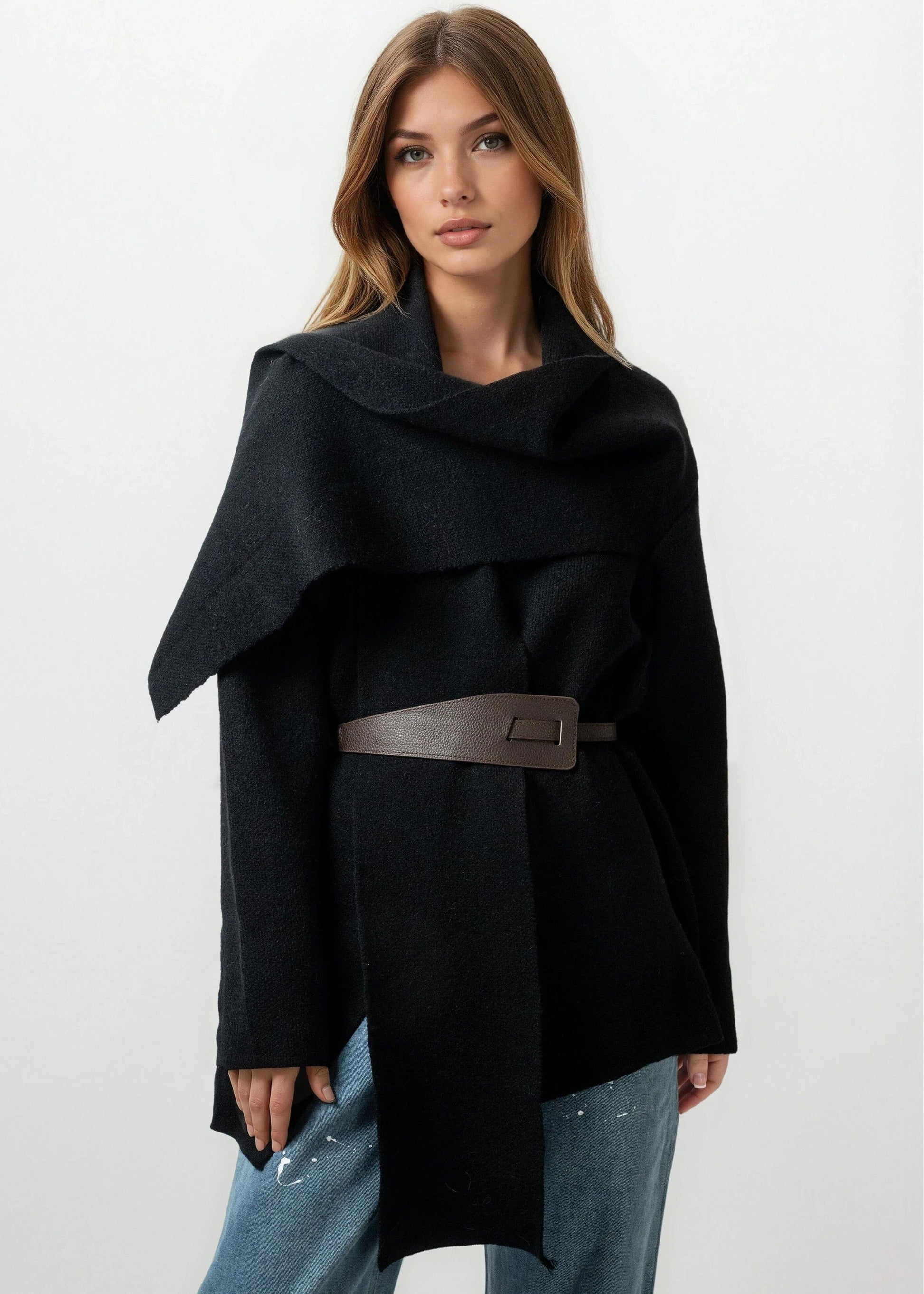 Belted Wrap Cardigan