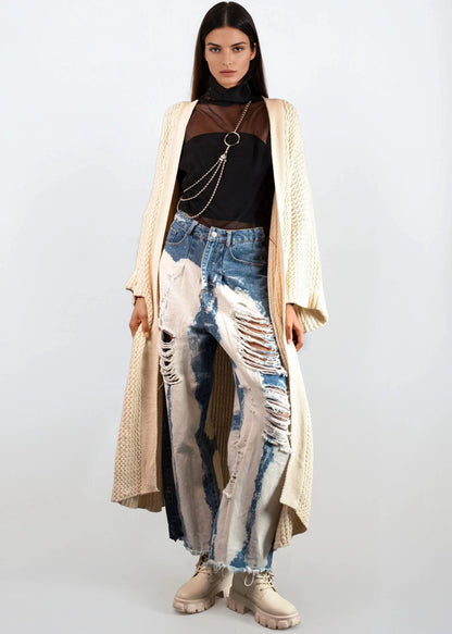 Chunky Cable Knit Cardigan