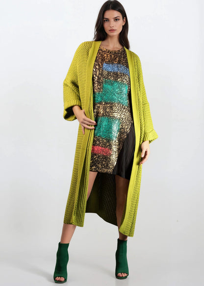 Chunky Cable Knit Cardigan