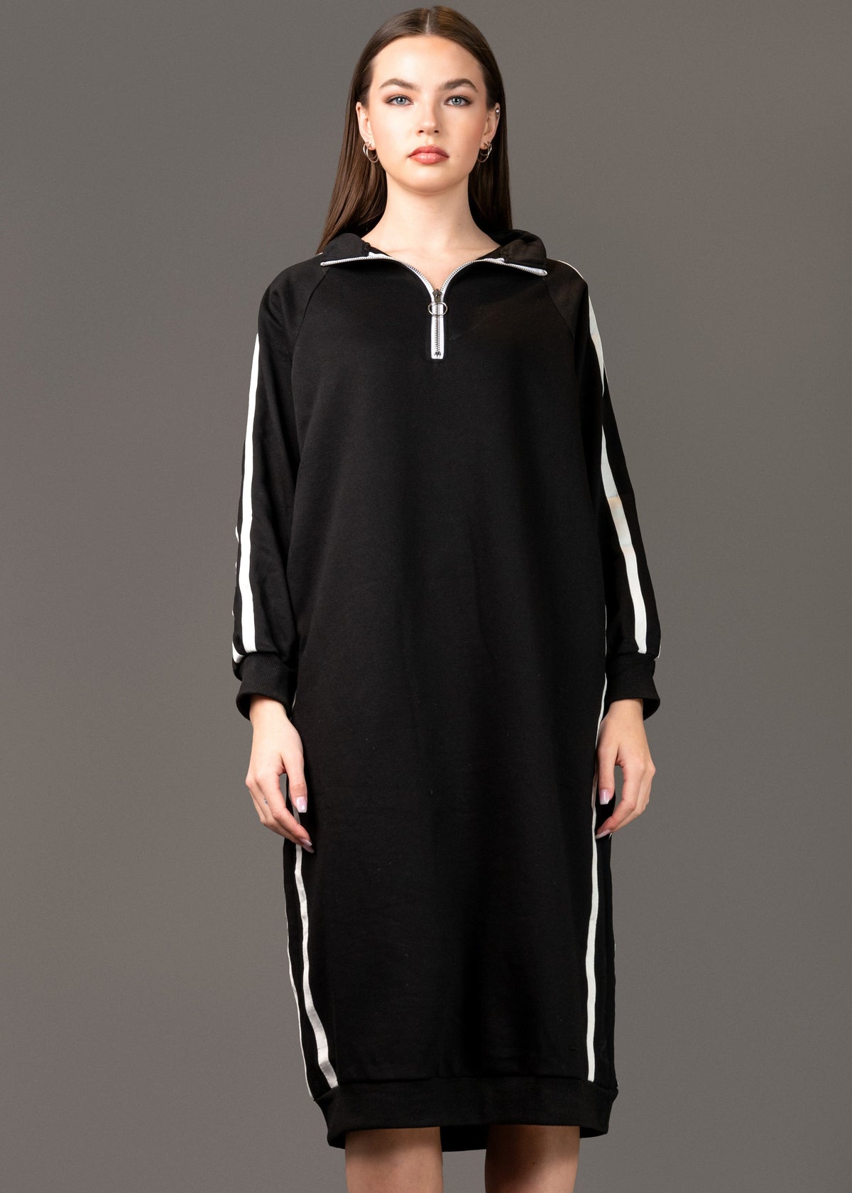 Half Zip Athleisure Dress