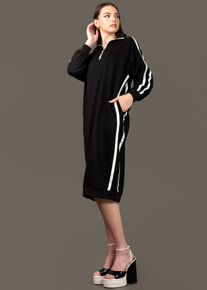 Half Zip Athleisure Dress