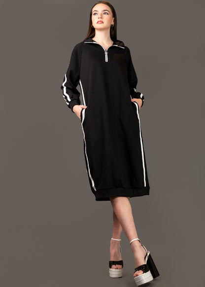 Half Zip Athleisure Dress