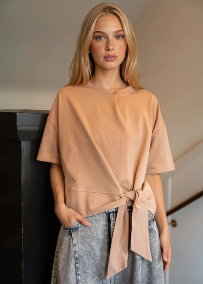 Hip Tie Short Sleeve Tee