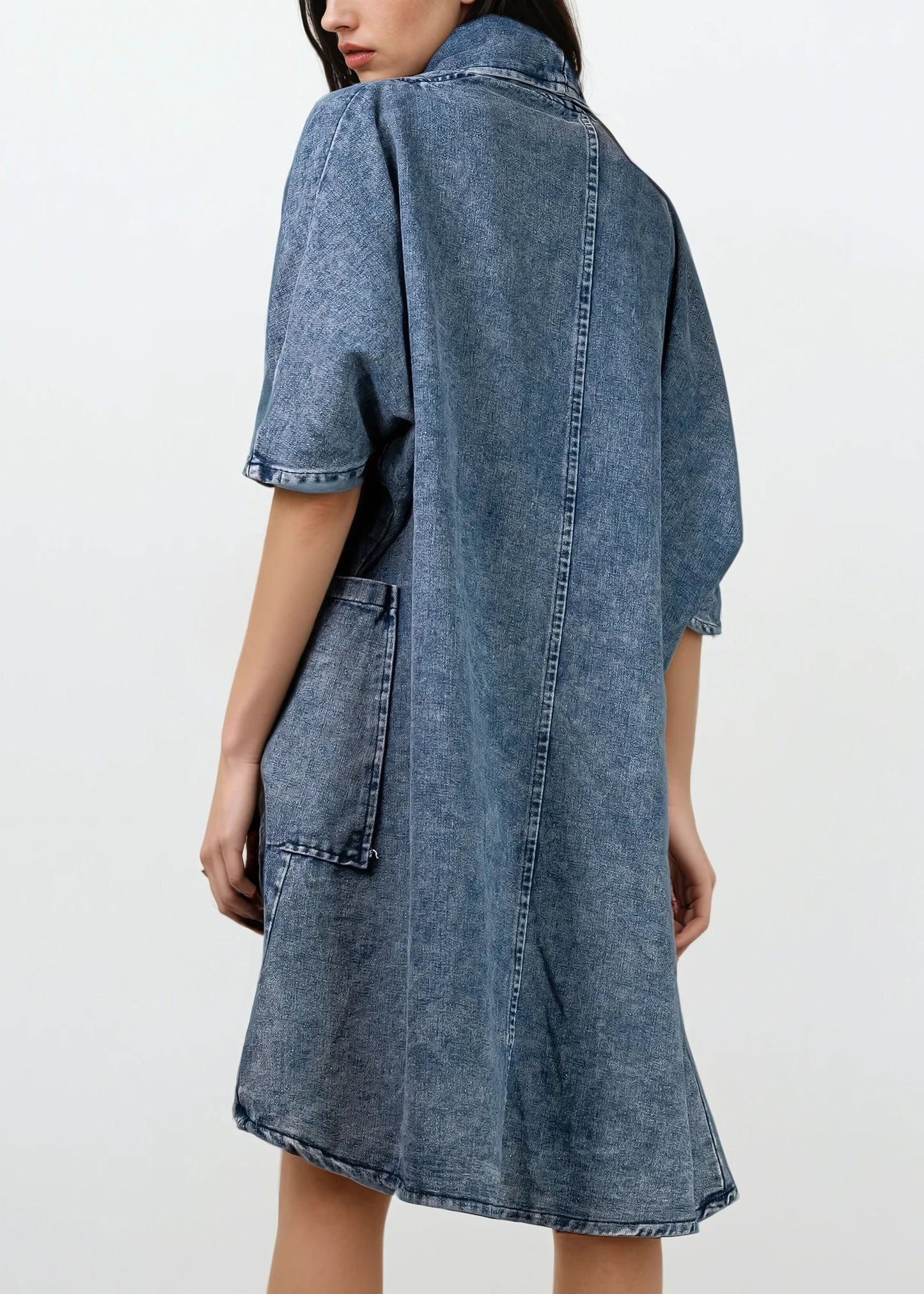 Lightweight Denim Cardigan