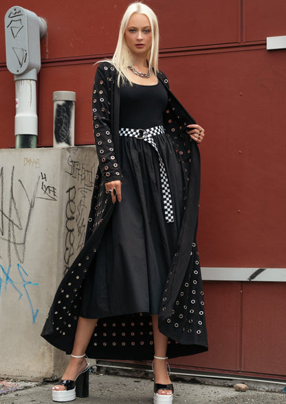 Long Rivet Cardigan