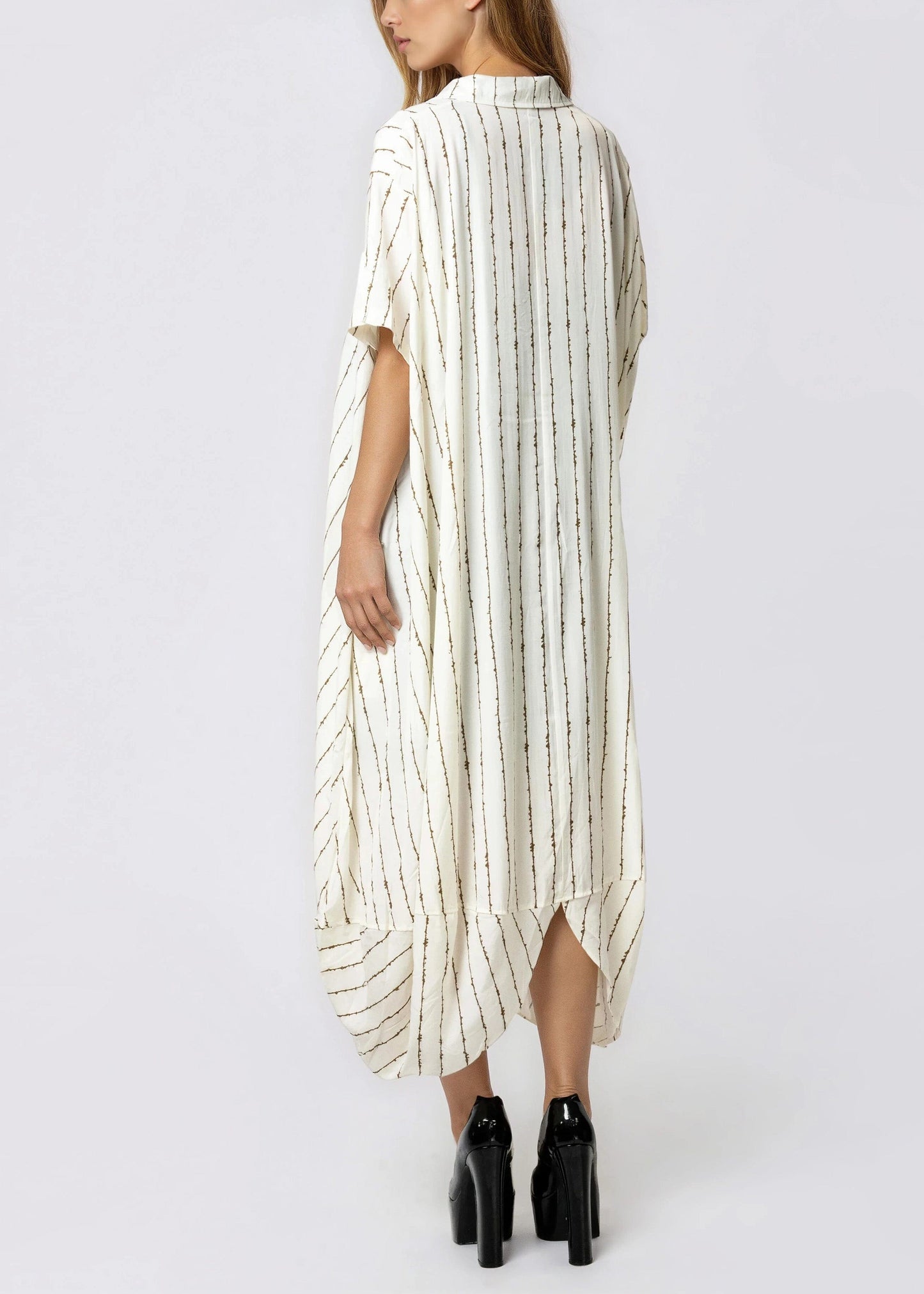 Oversized Barbwire Button Up