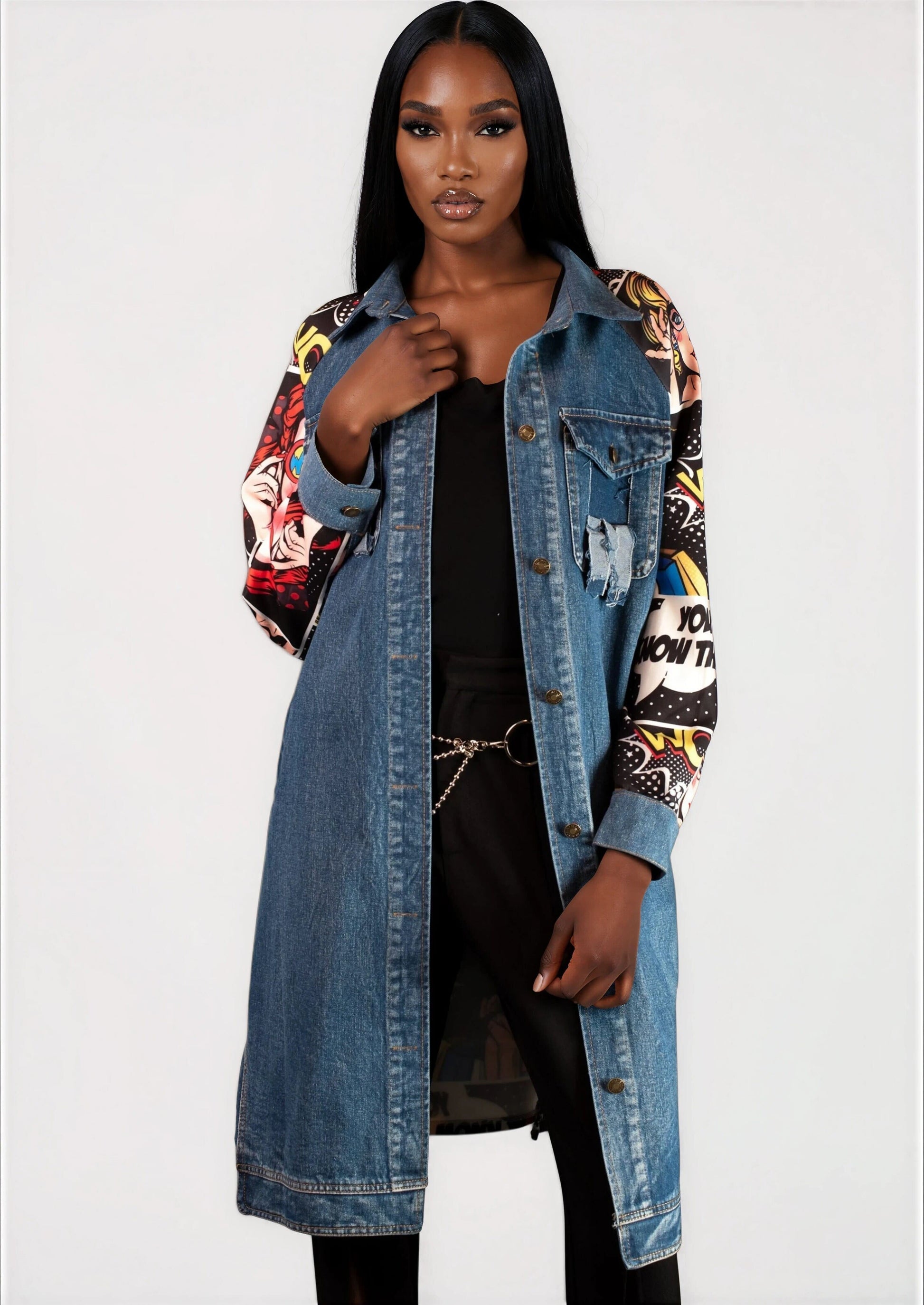 Pop Art + Denim Jacket