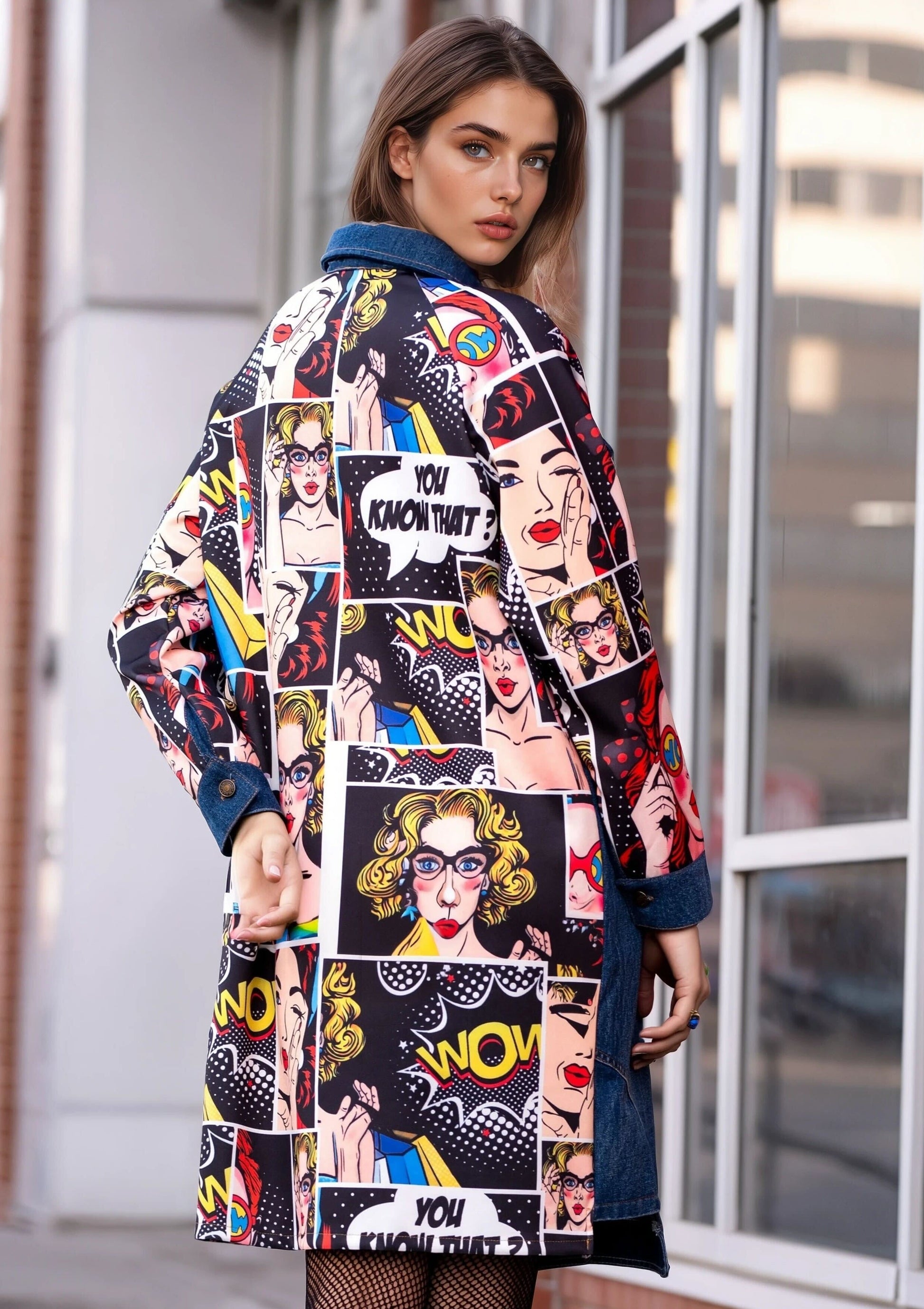 Pop Art + Denim Jacket