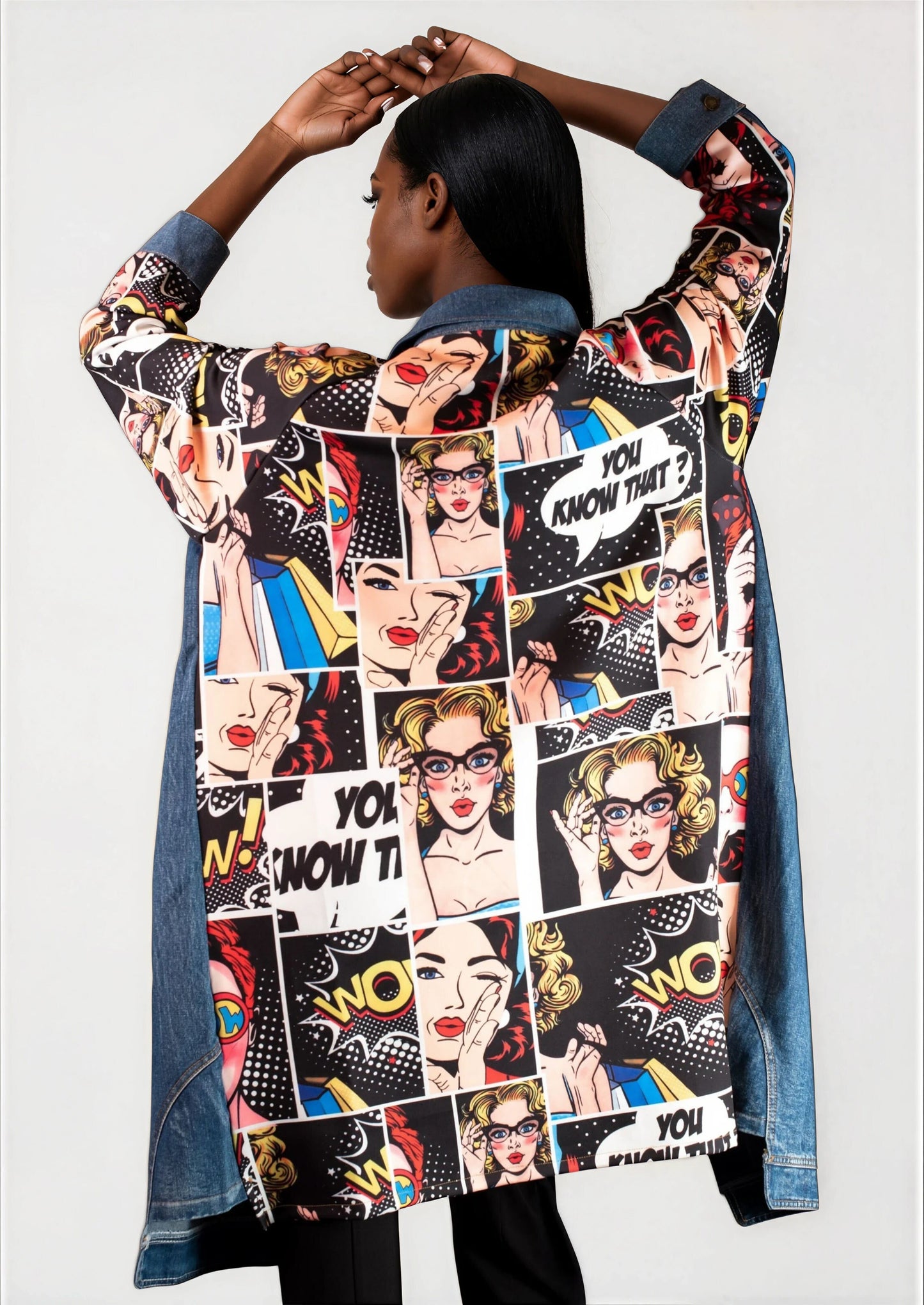 Pop Art + Denim Jacket