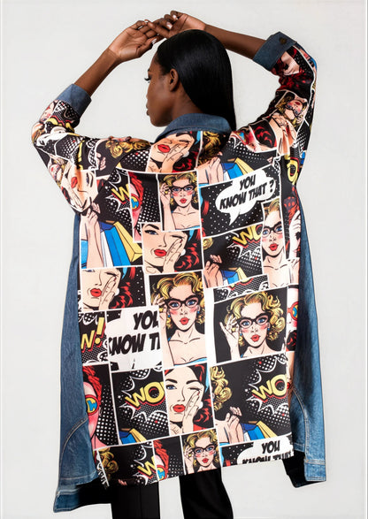 Pop Art + Denim Jacket