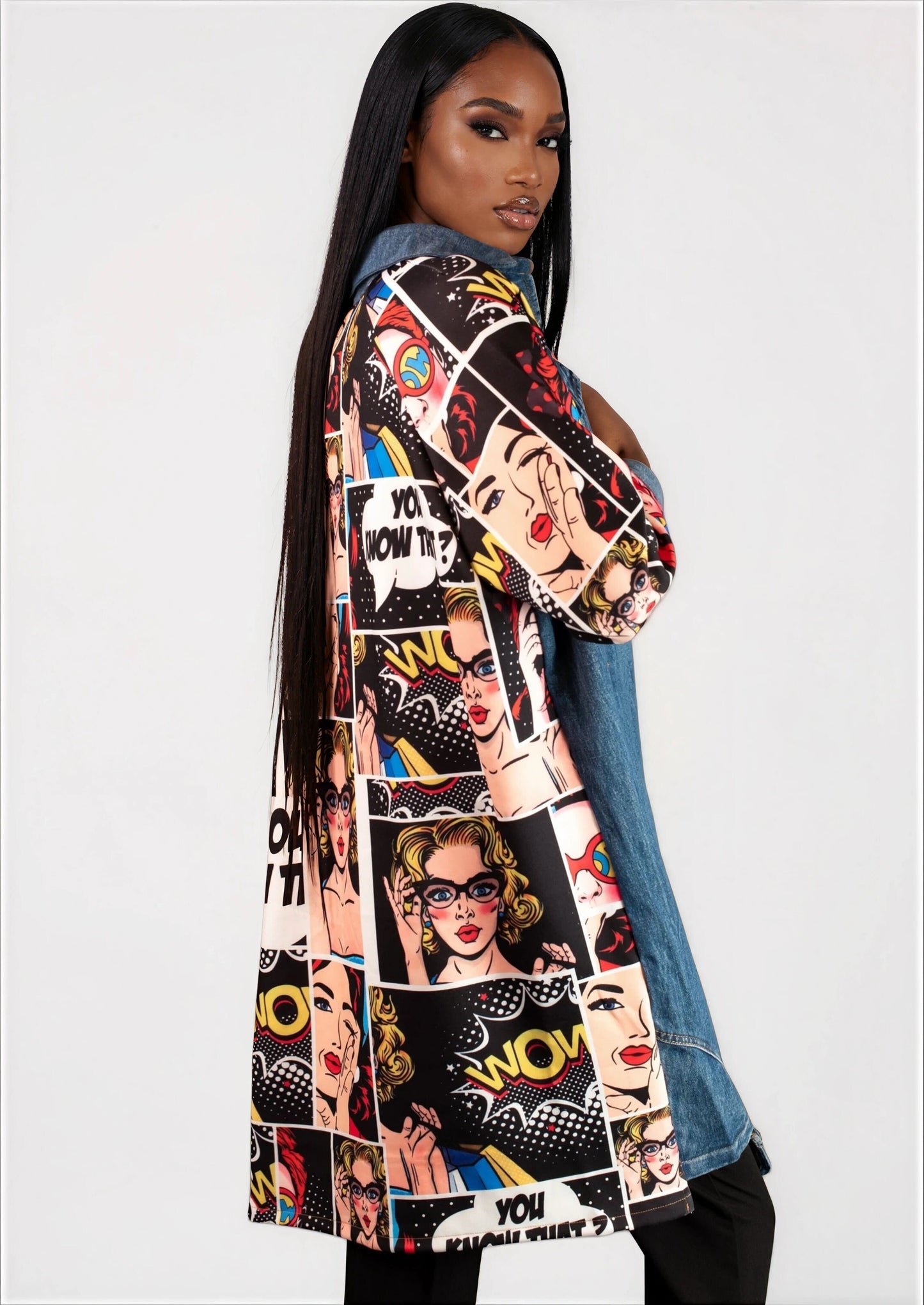 Pop Art + Denim Jacket