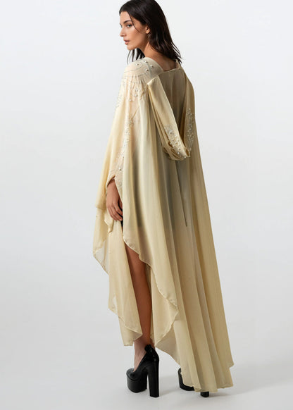 Sheer Beaded Kimono