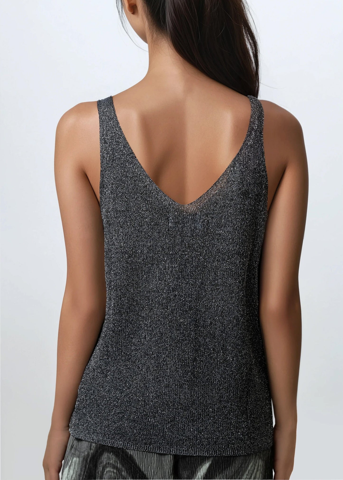 Studded Rhinestone Tank Top