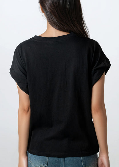 Twist Front Draped Tee