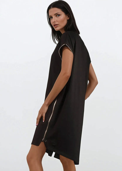 Zip It Tee Dress