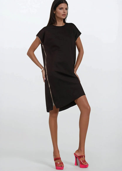 Zip It Tee Dress