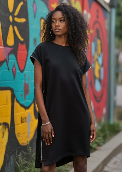 Zip It Tee Dress